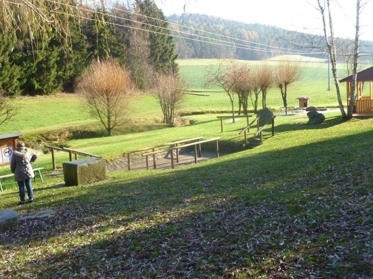 Villa Blockhaus Mit Wlan Bayern Stamsried Exterior foto